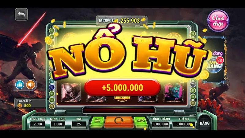 Nổ hũ online là một trò chơi may